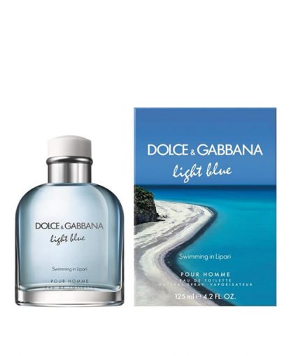 D&G DOLCE & GABBANA LIGHT BLUE SWIMMING IN LIPARI EDT FOR MEN